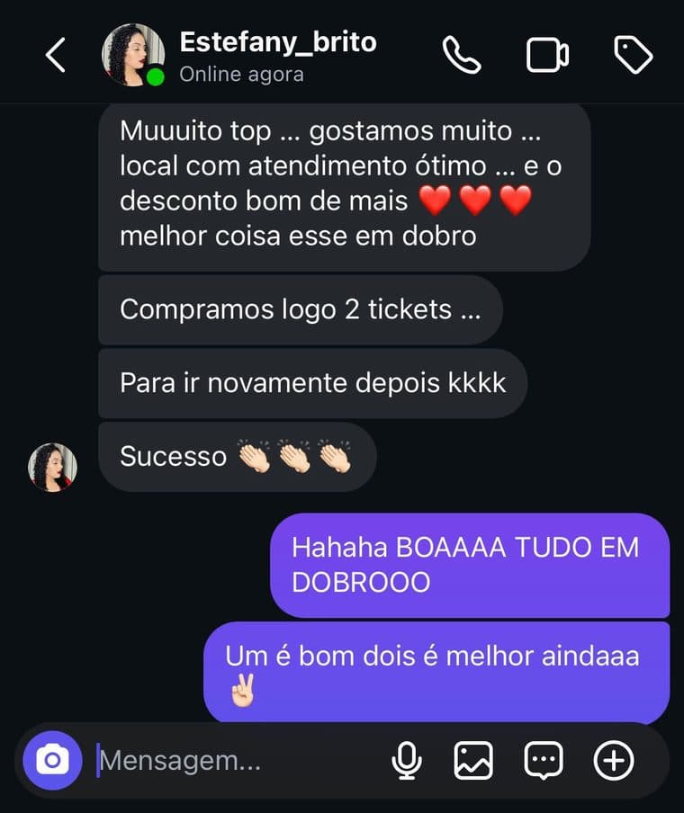 Depoimento de Estefany Brito — Joinville em Dobro